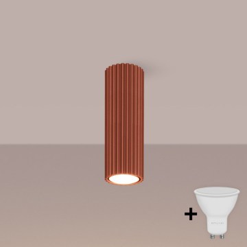 Brilagi - LED-spot CRESTO 1xGU10/10W/230V 20 cm rød