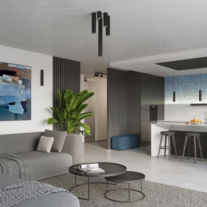 Brilagi - LED-spot CRESTO 1xGU10/10W/230V 20 cm sort