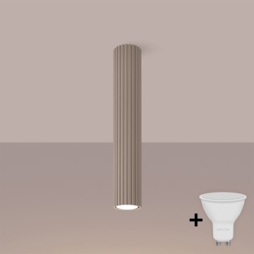 Brilagi - LED-spot CRESTO 1xGU10/10W/230V 40 cm taupe