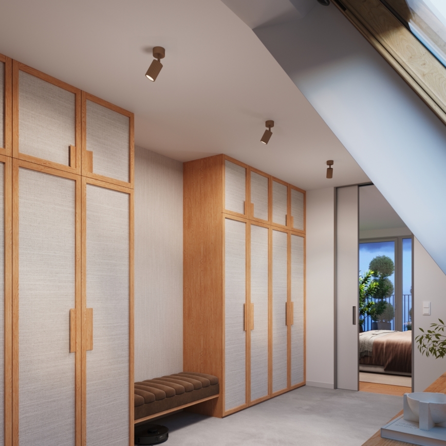 Brilagi - LED-spot CRESTO 1xGU10/10W/230V brun