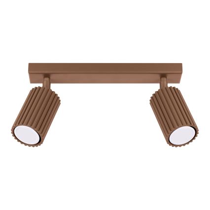 Brilagi - LED-spot CRESTO 2xGU10/10W/230V brun