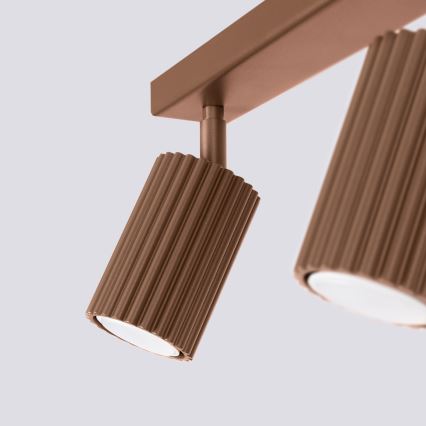 Brilagi - LED-spot CRESTO 2xGU10/10W/230V brun