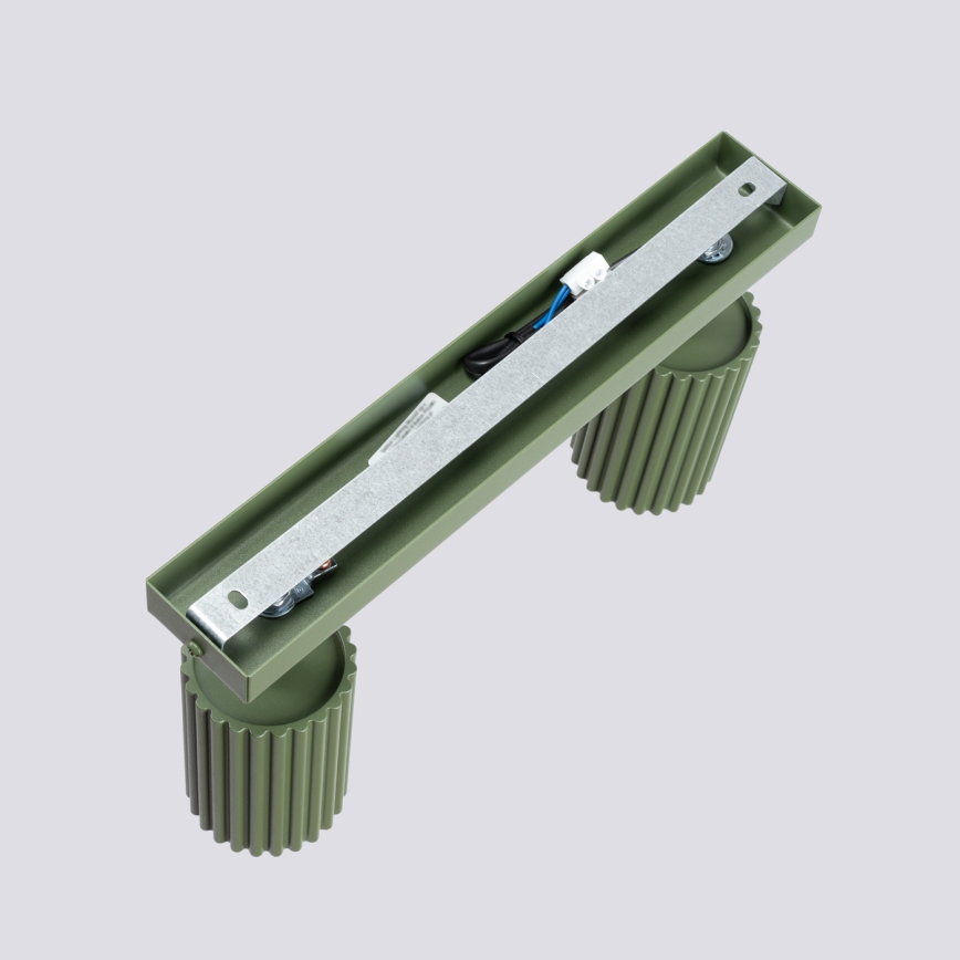 Brilagi - LED-spot CRESTO 2xGU10/10W/230V grøn