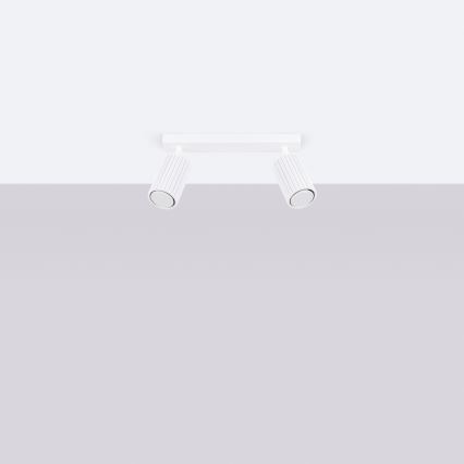 Brilagi - LED-spot CRESTO 2xGU10/10W/230V hvid