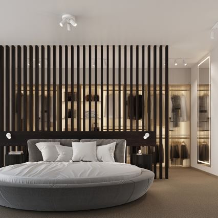 Brilagi - LED-spot CRESTO 2xGU10/10W/230V hvid