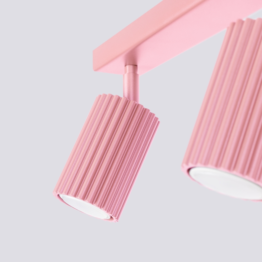 Brilagi - LED-spot CRESTO 2xGU10/10W/230V lyserød