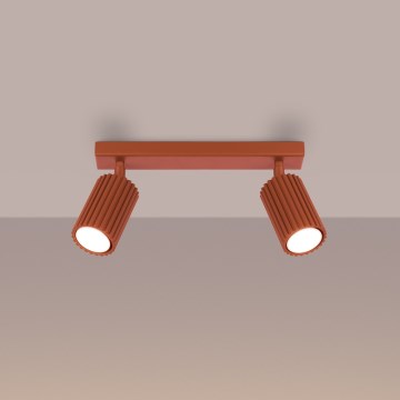 Brilagi - LED-spot CRESTO 2xGU10/10W/230V rød