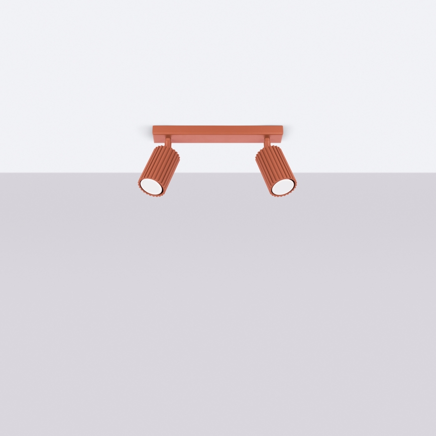 Brilagi - LED-spot CRESTO 2xGU10/10W/230V rød