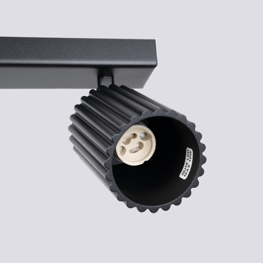 Brilagi - LED-spot CRESTO 2xGU10/10W/230V sort