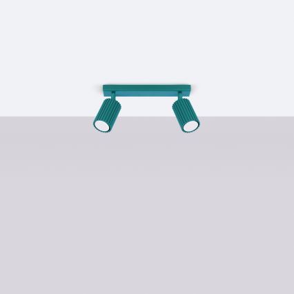 Brilagi - LED-spot CRESTO 2xGU10/10W/230V turkis