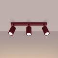 Brilagi - LED-spot CRESTO 3x GU10/10W/230V bordeaux