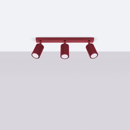Brilagi - LED-spot CRESTO 3x GU10/10W/230V bordeaux