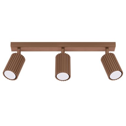 Brilagi - LED-spot CRESTO 3xGU10/10W/230V brun