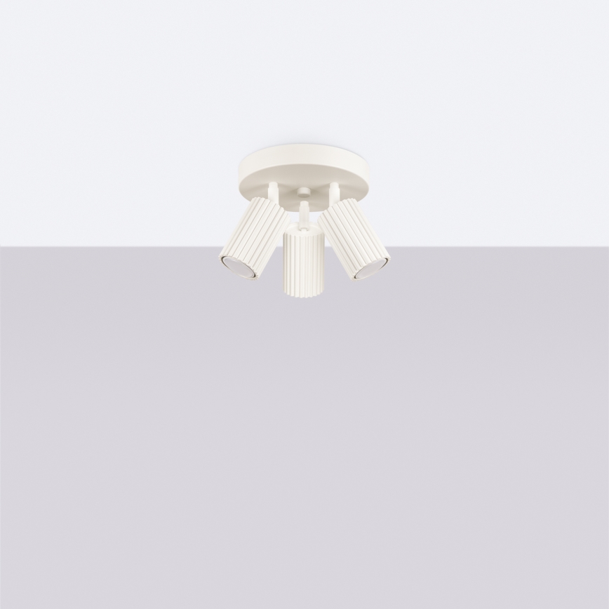 Brilagi - LED-spot CRESTO 3xGU10/10W/230V cremefarvet