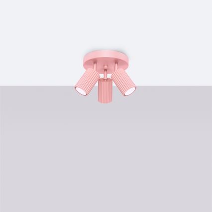 Brilagi - LED-spot CRESTO 3xGU10/10W/230V rosa