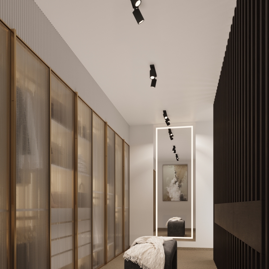 Brilagi - LED-spot CRESTO 3xGU10/10W/230V sort