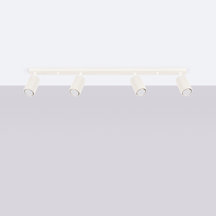 Brilagi - LED-spot CRESTO 4xGU10/10W/230V cremefarvet