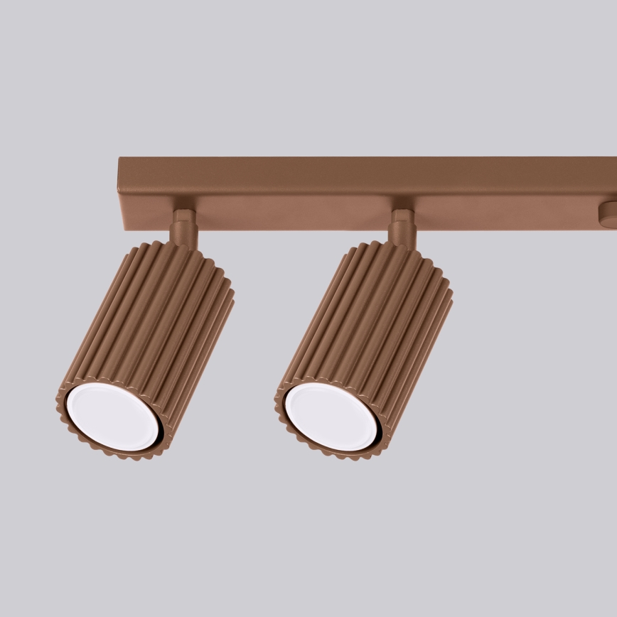 Brilagi - LED-spot CRESTO 6xGU10/10W/230V brun