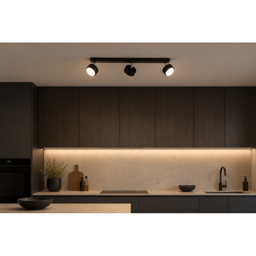 Brilagi - LED-spot MONO 3xGX53/30W/230V sort