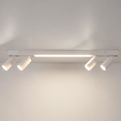 Brilagi - LED-spot SELE 4xGU10/30W/230V + LED/25W hvid