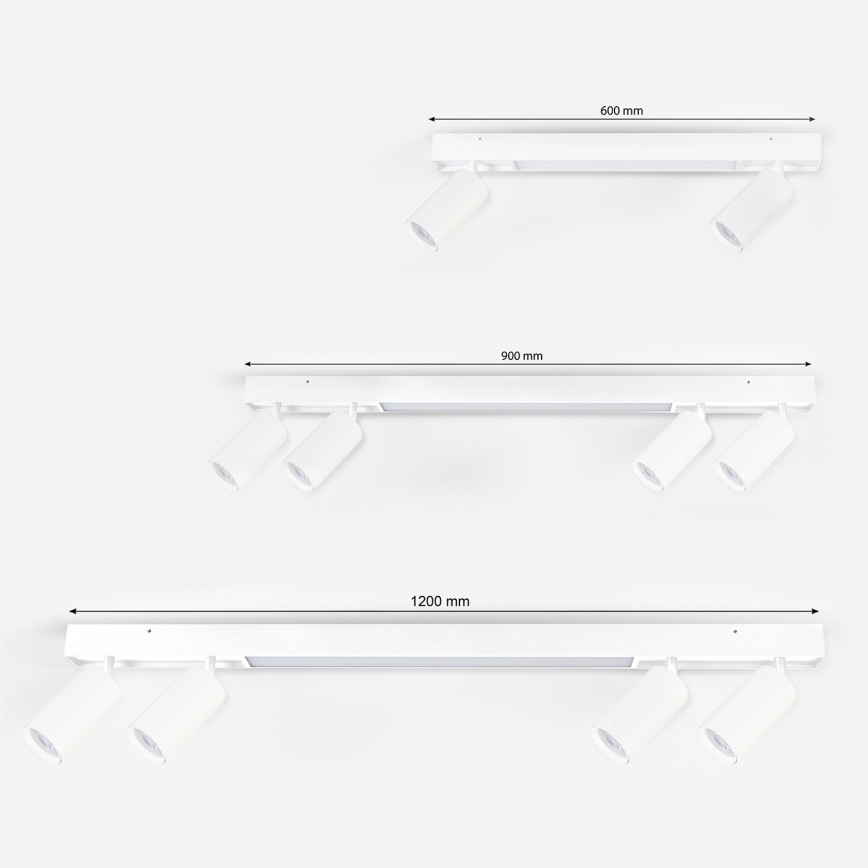 Brilagi - LED-spot SELE 4xGU10/30W/230V + LED/25W hvid