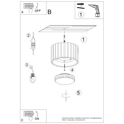 Brilagi - LED-spot SFERA 1xGX53/30W/230V Ø 10 cm brun