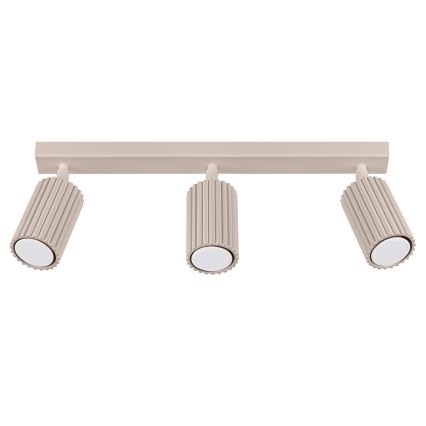 Brilagi - LED-spotarmatur CRESTO 3xGU10/10W/230V taupe