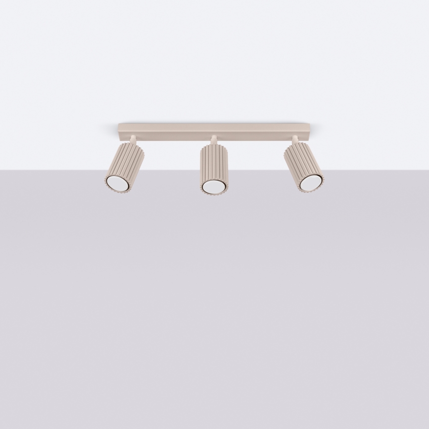 Brilagi - LED-spotarmatur CRESTO 3xGU10/10W/230V taupe