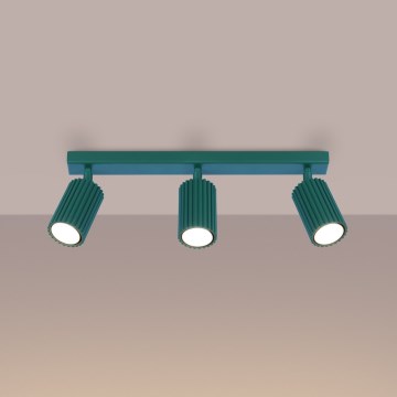 Brilagi - LED-spotarmatur CRESTO 3xGU10/10W/230V turkis