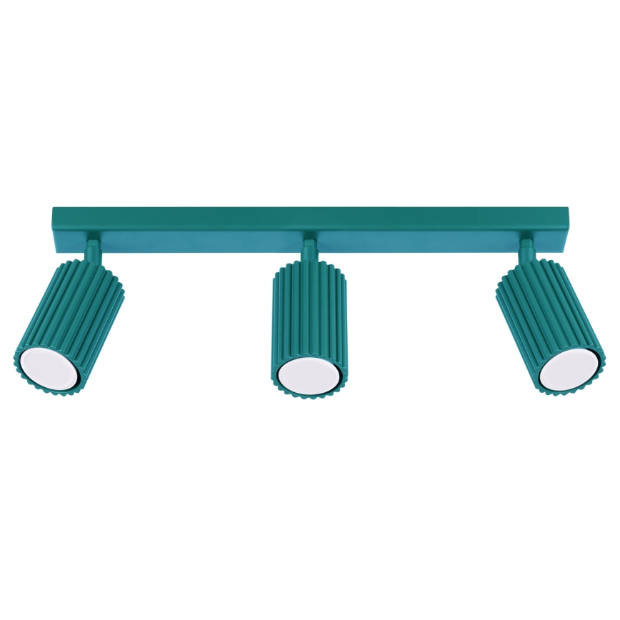 Brilagi - LED-spotarmatur CRESTO 3xGU10/10W/230V turkis