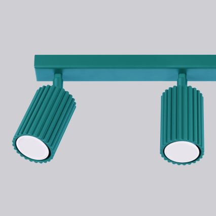 Brilagi - LED-spotarmatur CRESTO 3xGU10/10W/230V turkis