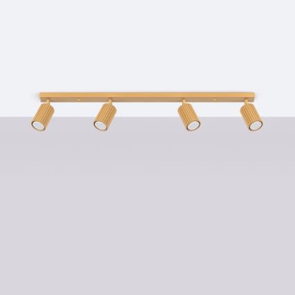 Brilagi - LED-spotarmatur CRESTO 4xGU10/10W/230V guld