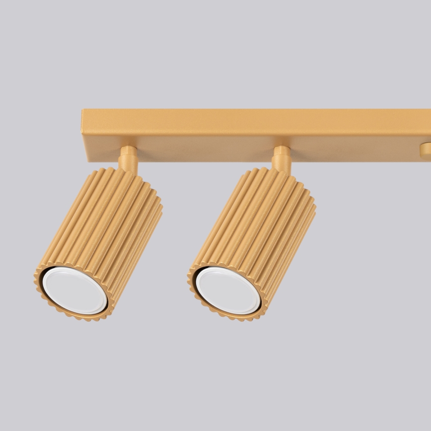 Brilagi - LED-spotarmatur CRESTO 6xGU10/10W/230V guldfarvet