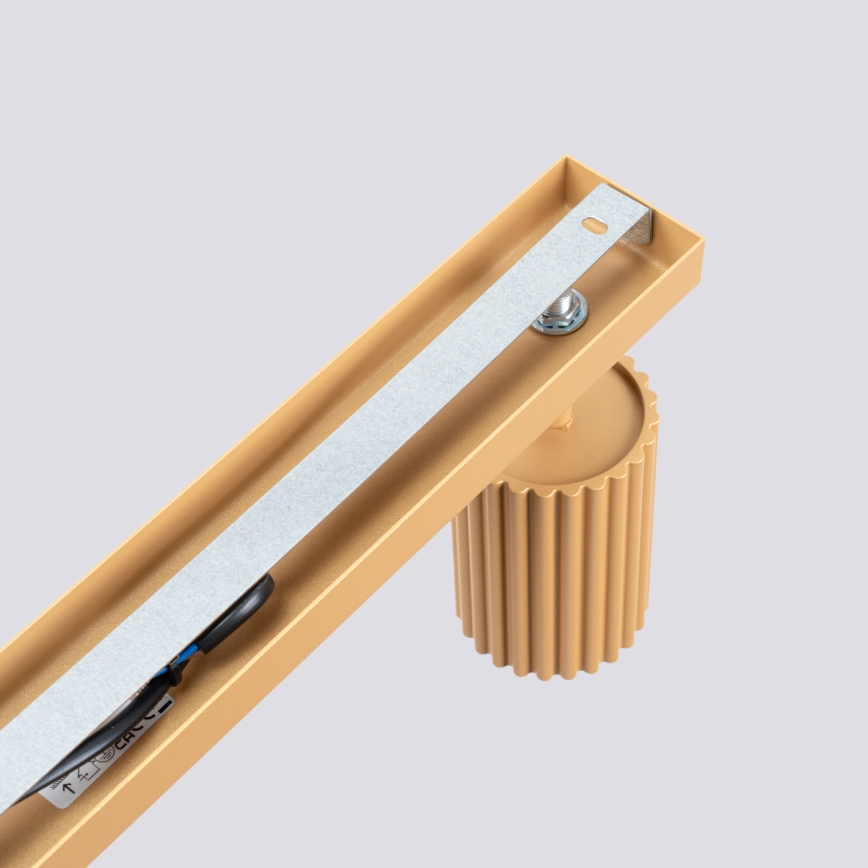 Brilagi - LED-spotarmatur CRESTO 6xGU10/10W/230V guldfarvet