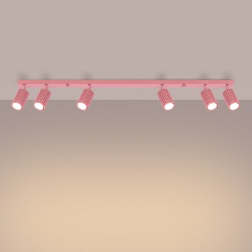 Brilagi - LED spotarmatur CRESTO 6xGU10/10W/230V rosa