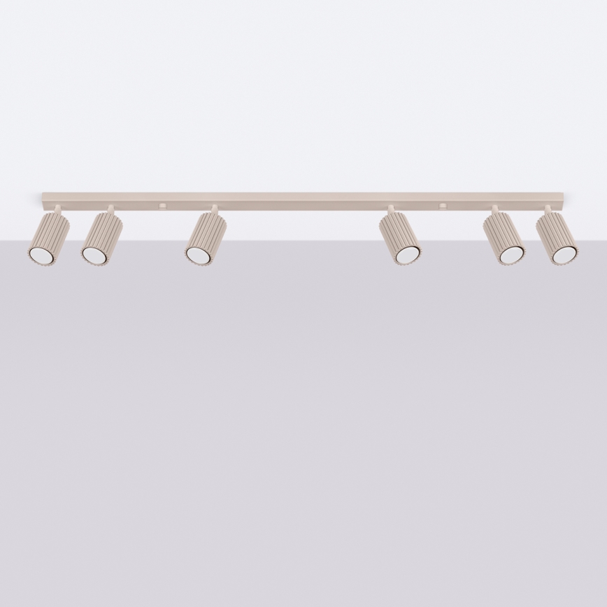 Brilagi - LED spotarmatur CRESTO 6xGU10/10W/230V taupe