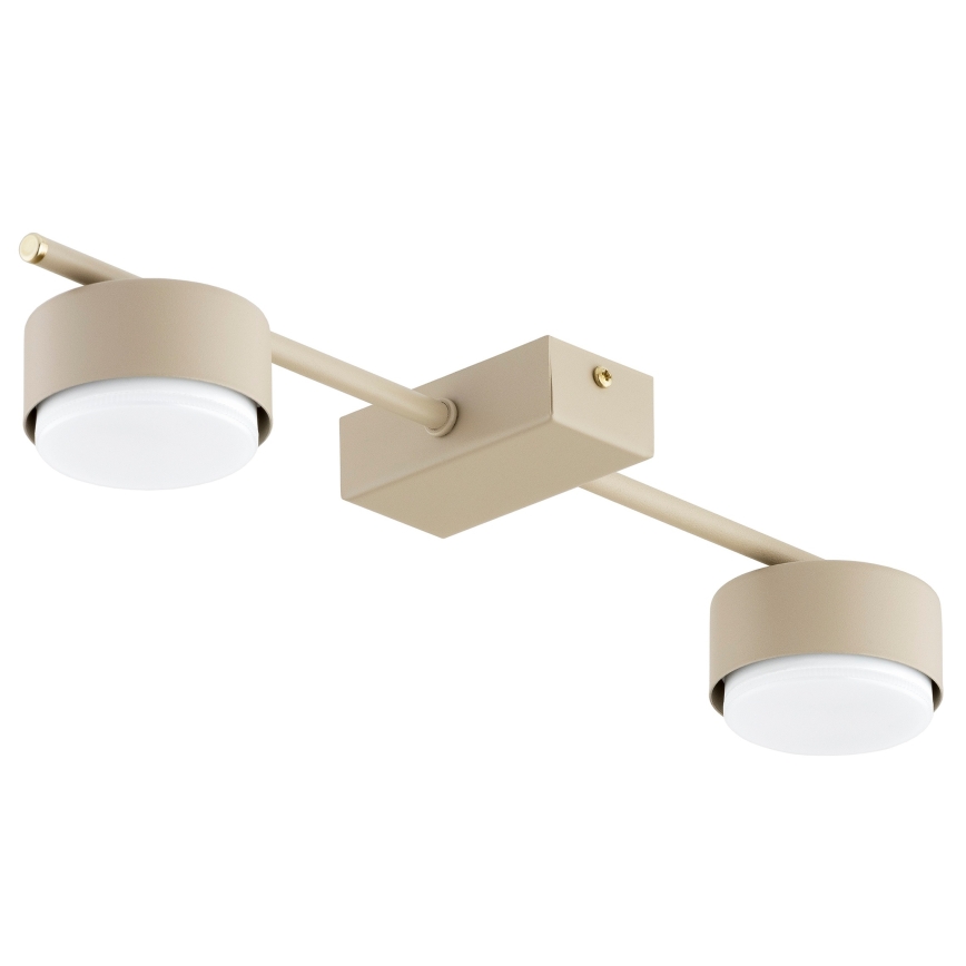 Brilagi - LED-spotarmatur MONO 2xGX53/12W/230V beige