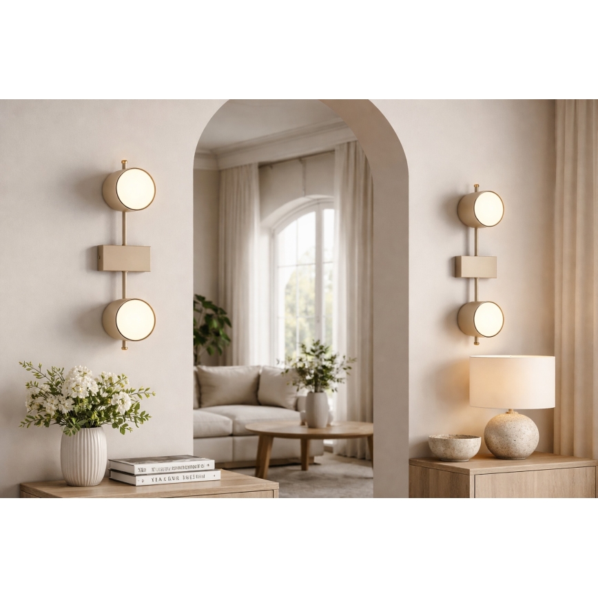 Brilagi - LED-spotarmatur MONO 2xGX53/12W/230V beige