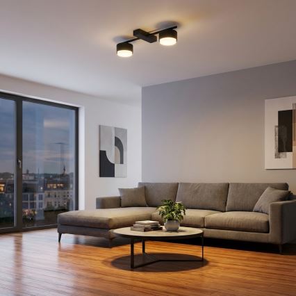 Brilagi - LED spotarmatur MONO 2xGX53/30W/230V sort