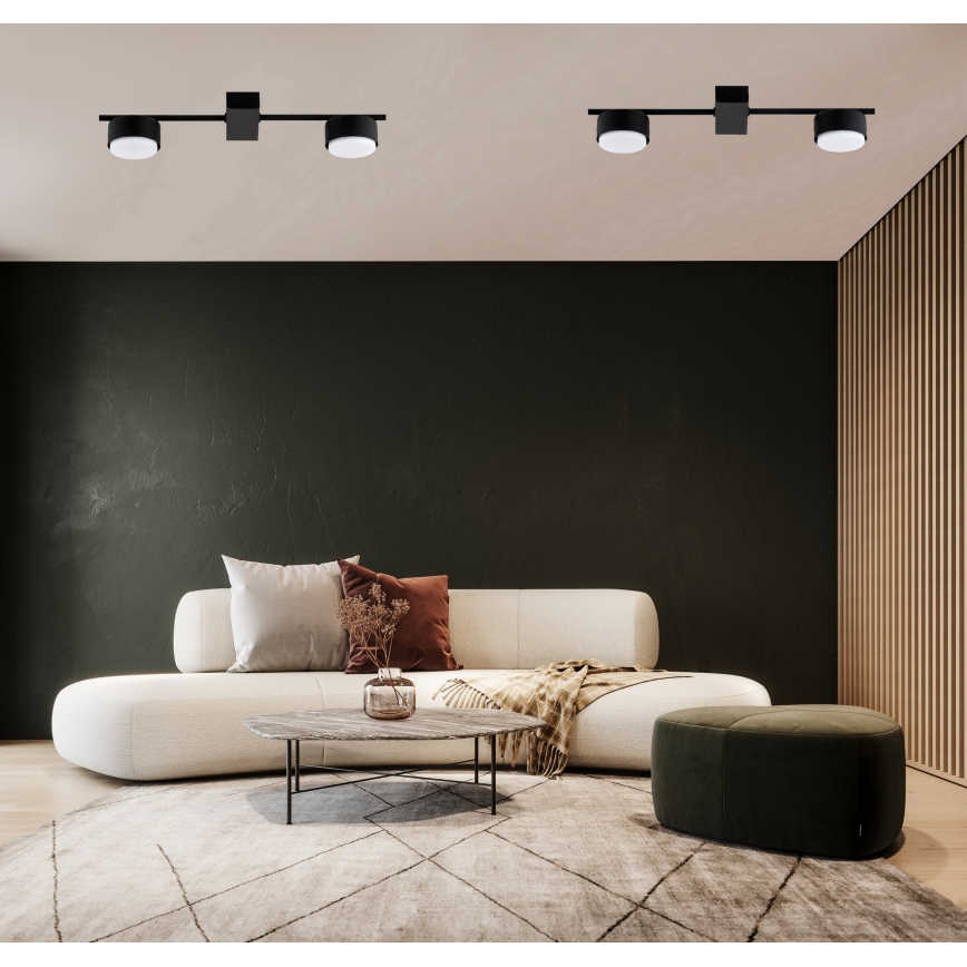 Brilagi - LED spotarmatur MONO 2xGX53/30W/230V sort