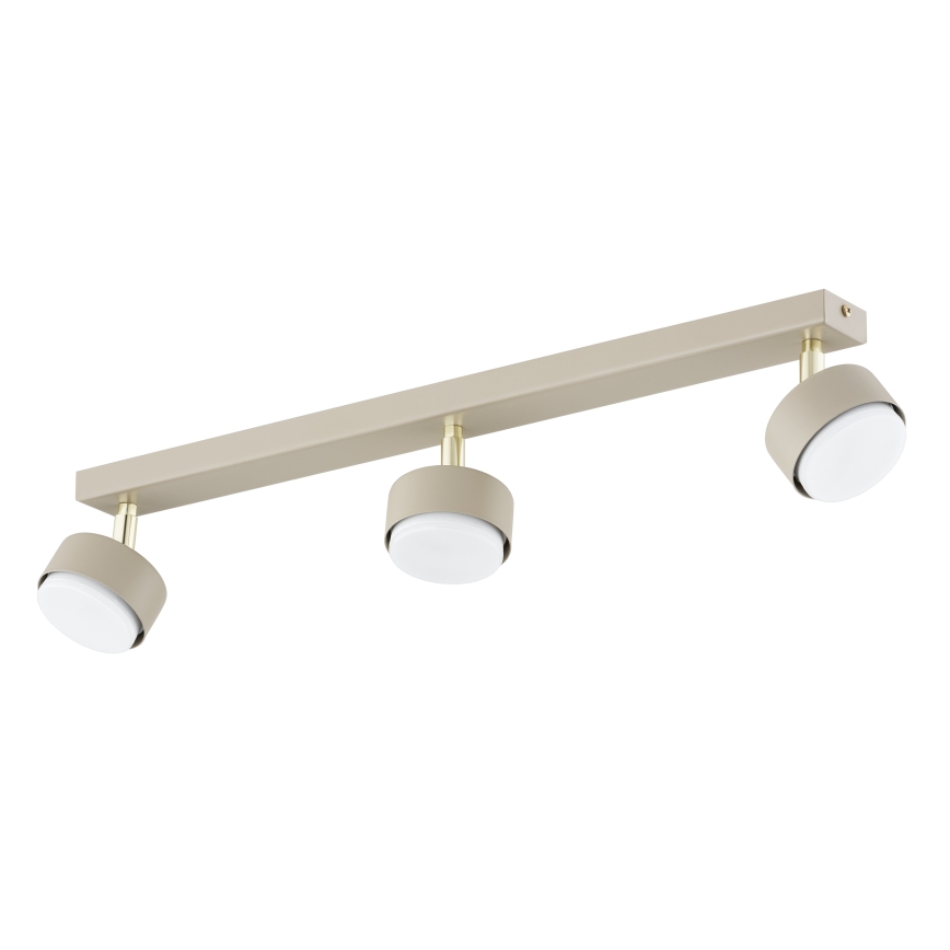 Brilagi - LED-spotarmatur MONO 3xGX53/12W/230V beige