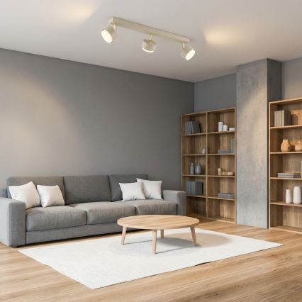 Brilagi - LED-spotarmatur MONO 3xGX53/12W/230V beige