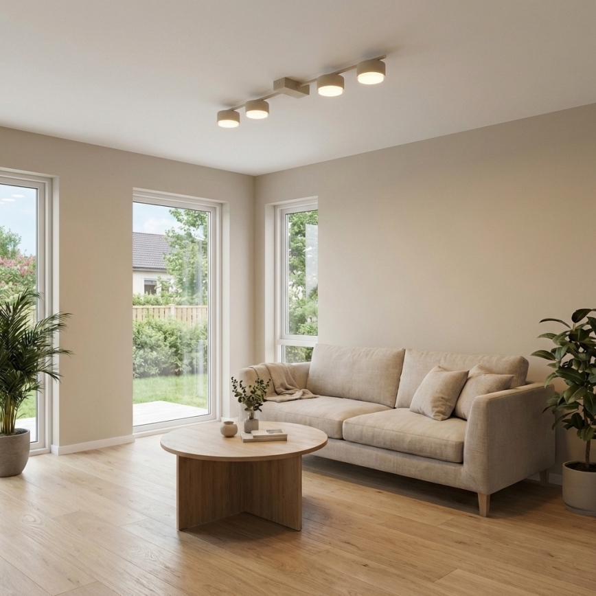 Brilagi - LED spotarmatur MONO 4xGX53/30W/230V beige