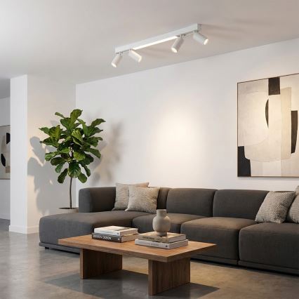 Brilagi - LED spotarmatur SELE 4xGU10/30W/230V + LED/20W hvid