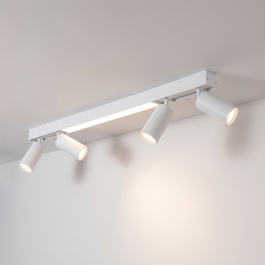 Brilagi - LED spotarmatur SELE 4xGU10/30W/230V + LED/20W hvid