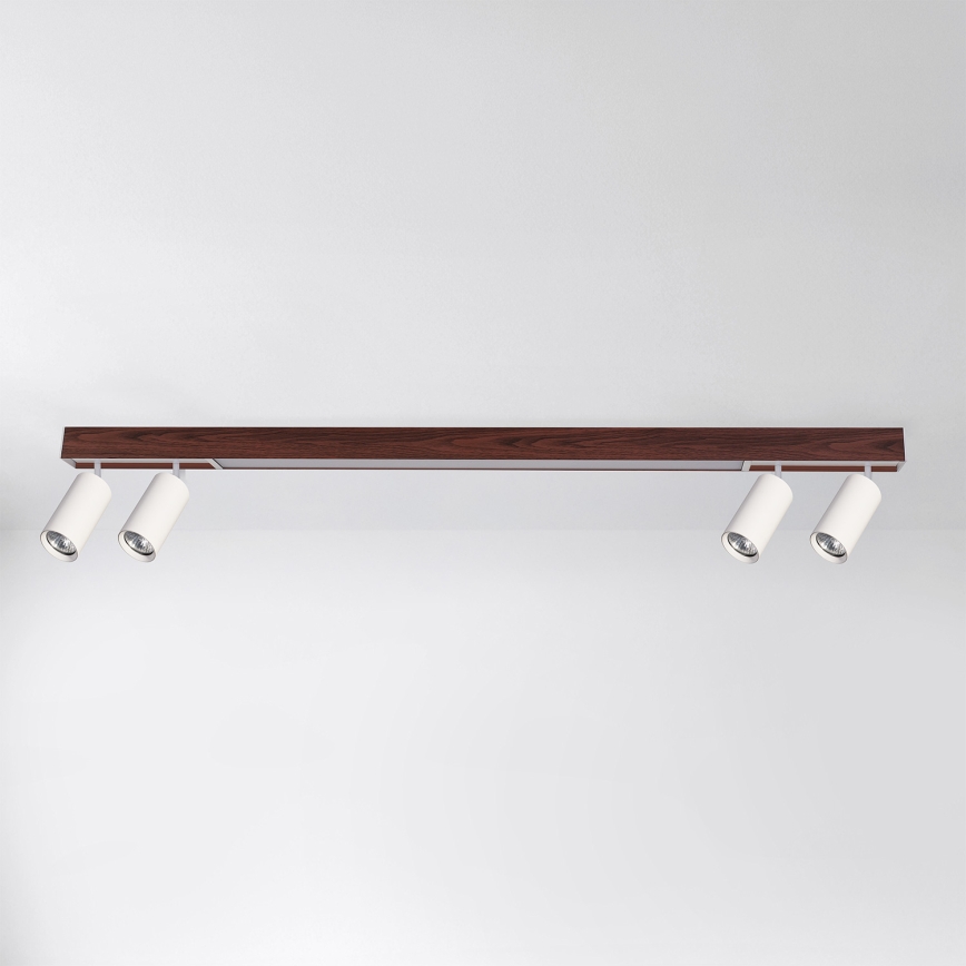 BRILAGI - LED spotarmatur SELE 4xGU10/30W/230V + LED/25W hvid/kirsebær-dekor