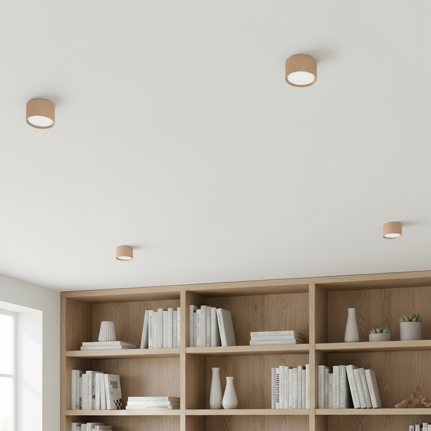 Brilagi - LED Spotarmatur SMOOTH 1xGX53/15W/230V beige