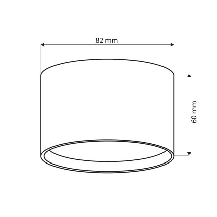 Brilagi - LED Spotarmatur SMOOTH 1xGX53/15W/230V beige