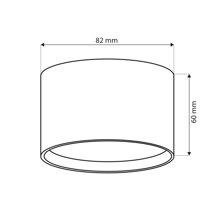 Brilagi - LED Spotarmatur SMOOTH 1xGX53/15W/230V beige