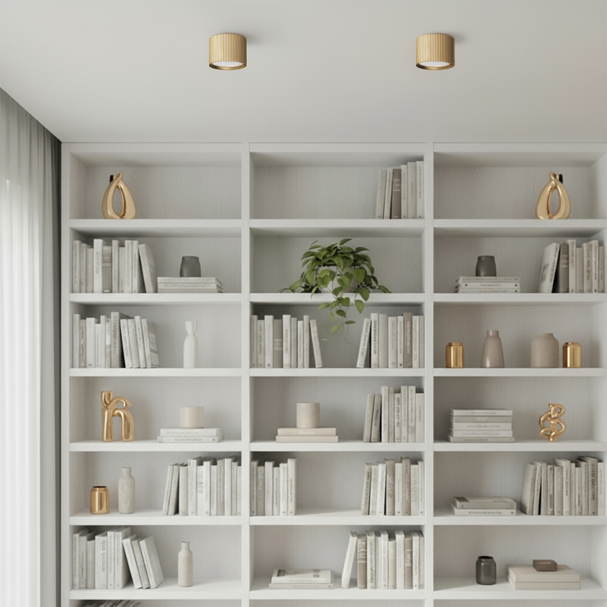 Brilagi - LED Spotarmatur STRIPY 1xGX53/15W/230V guld